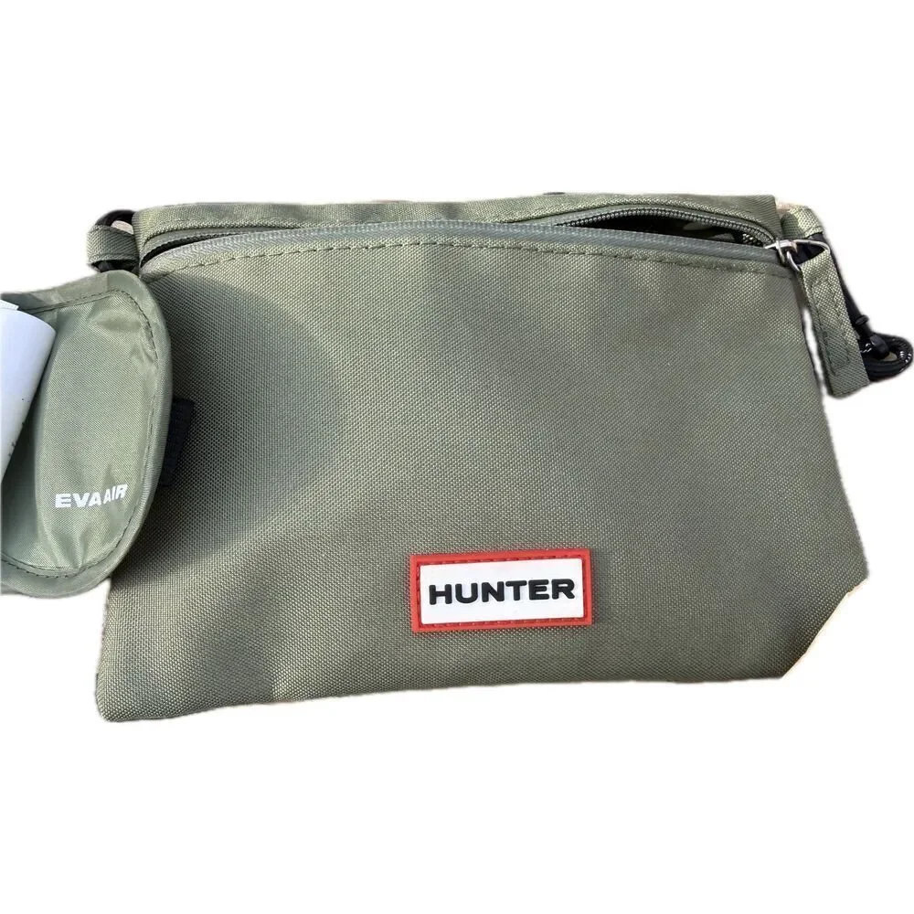 Hunter Travel Toiletry Bag Set Green Eva Air Overnight Kit
